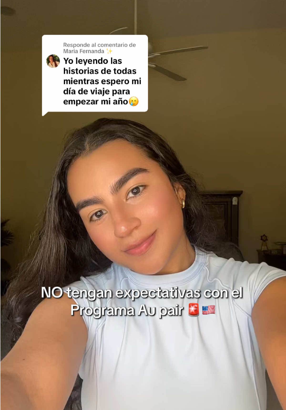 Respuesta a @Maria Fernanda ✨ No tengan expectativas con el programa Au pair 🚨 ese es mi consejo ✨ #aupair #aupairlife #aupairusa #aupairlatina #aupairexperience #exchangeprogram #nanny #nannylife #storytime #fyp 