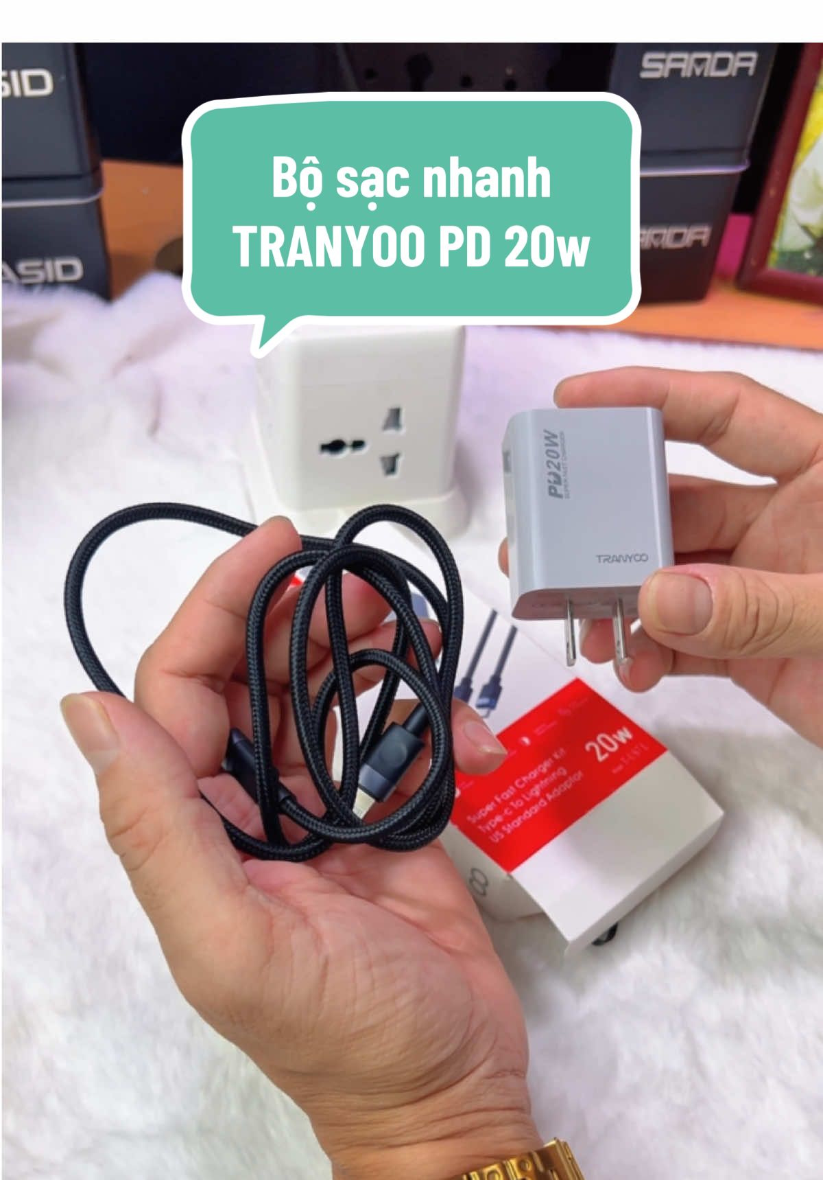 Trả lời @thùy tăng Bộ sạc nhanh US7 PD20w TRANYOO cho iphone #tranyoo #cusac #capsac #combocusacnhanh #us7 #bosacnhanh #sacnhanhiphone #sacnhanh20w #saciphone #ojkdangtien #doanbichthuy90 