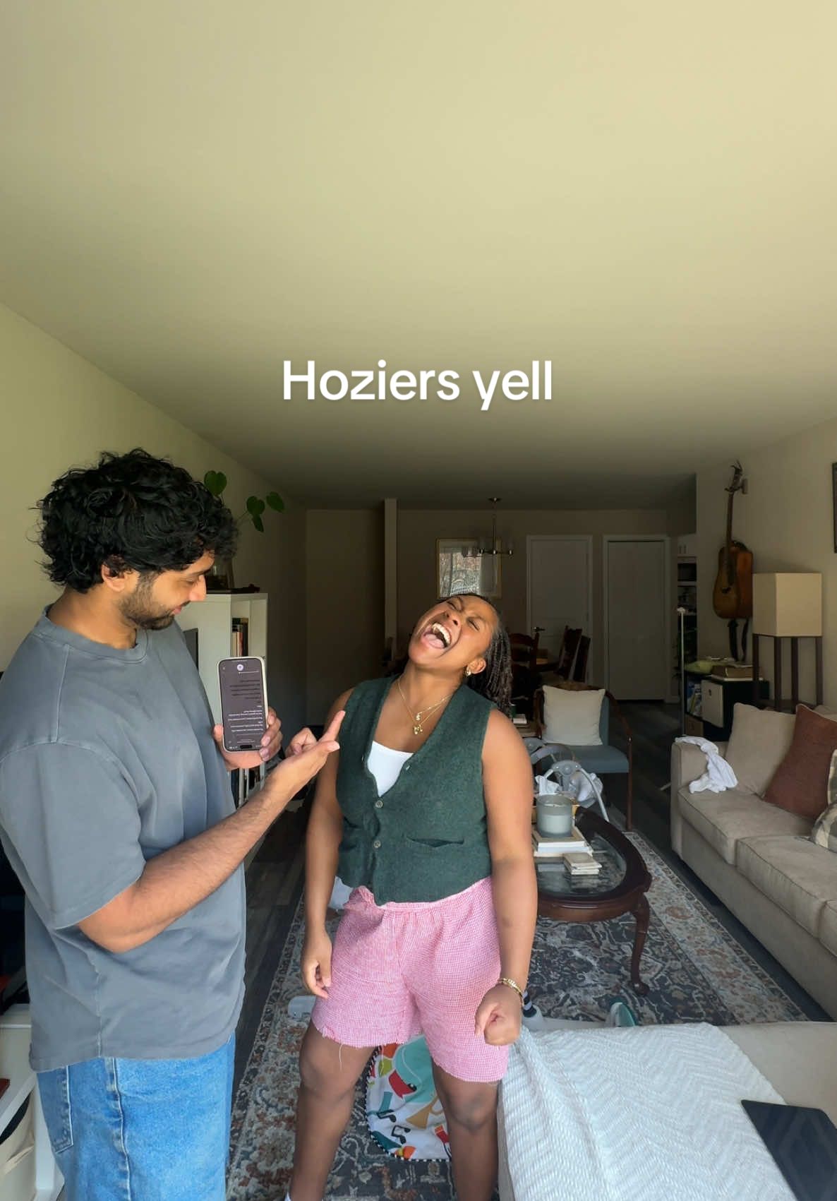 Good thing Silas can sleep through any noise 🤪 #mattandkharli #couplestiktok #cutecouple #husbandwife #funny 