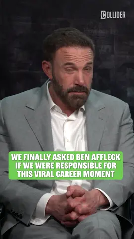 We finally asked Ben Affleck if Collider was responsible for his viral DunKings commercials 😆🍩 #TheAccountant #TheAccountant2 #BenAffleck #JonBernthal #Collider #MovieTok #FilmTok #TVTok @dunkin
