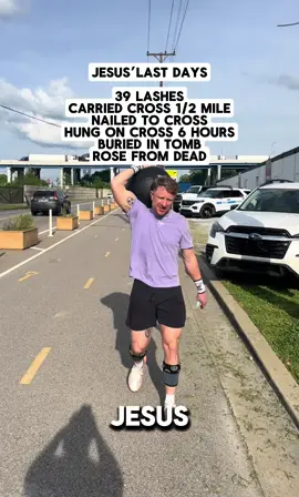 By His Wounds Workout 💪 In Jesus’ last days he took on immense physical sufferings on top of carrying the weight of humanity’s sin.  In honor of what Christ did for us, we wrote out the following workout:  3 Rounds for Time (in a Team of 3) - 39 Thrusters (95/65 lb) - 400 meter Team Run with 1 Med Ball (20 lb) - 100 Slamballs (20/14 lb) - 1 minute Team Dead Hang Hold - 30 Bar Over Burpees - 30 Deadlifts (185/135 lb) The rep scheme signifies: 3 rounds = Days Jesus was buried 39 Thrusters = Number of lashes Jesus received  400 meter Med Ball Run = Carrying of the cross to Calvary 100 Slamballs = Nailing Jesus to the cross 1 min Dead Hang = Jesus hung on cross 30 Bar Over Burpees = Jesus being taken down from the cross and buried in a tomb 30 Deadlifts = Jesus being raised from the dead Tag a friend you want to do this with 🫶 #jesus #workout #crossfit #createtheoutcome 