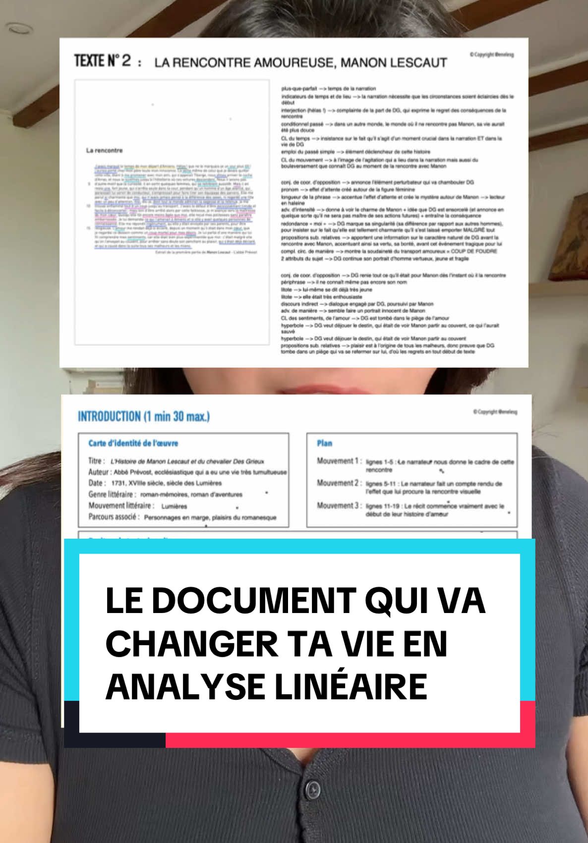 Le meilleur moyen de réviser vos analyses linéaires = une méthode de mémorisation active ! FAIRE VOS PROPRES FICHES grâce à ce modèle, c’est super simple, le lien est en bio 🫶🏼 #bacdefrancais ##studytok #apprendresurtiktok #revision #lyceen #fichederevisions #methode 