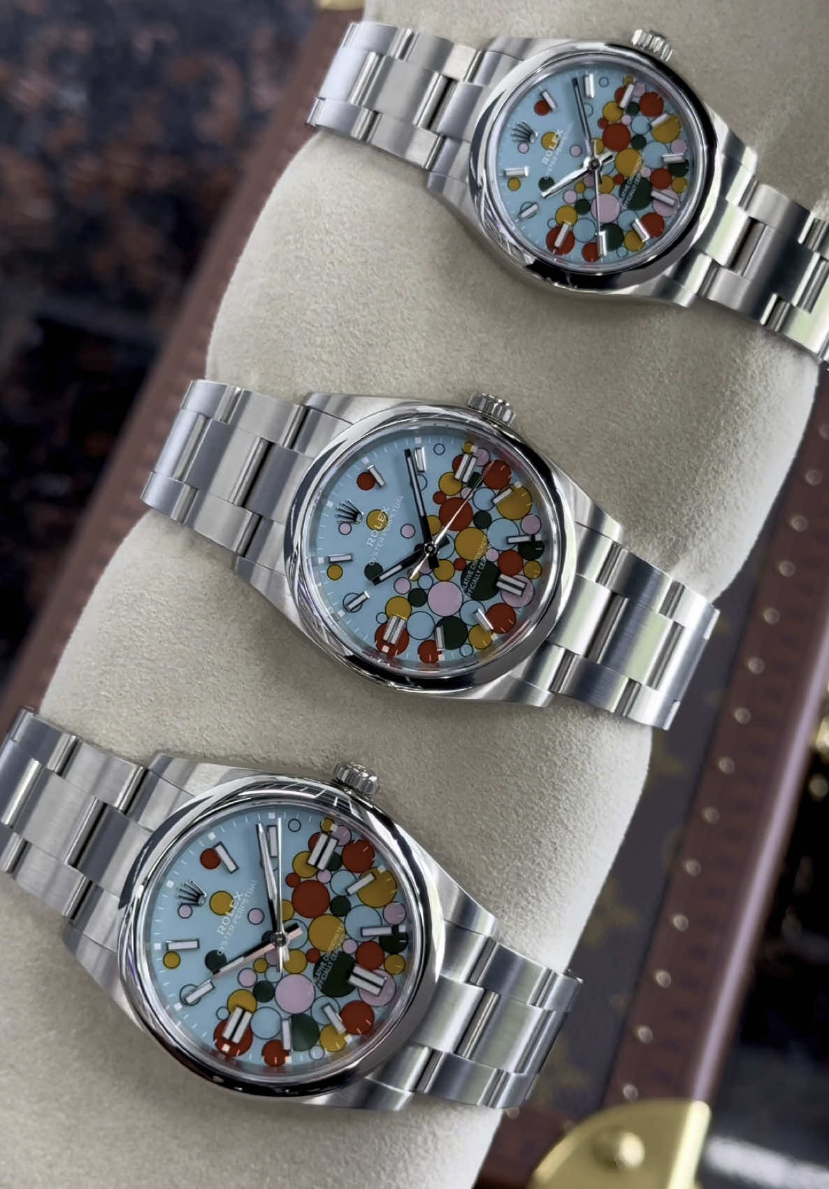 Do you think the Celebration Dial is overhyped?  Rolex Oyster Perpetual 41, 36, and 31mm 126000 Celebration Dial 🎈 all IN STOCK #Michiganwatches #detroitluxurywatches  #watchcollector #watchaddict #watchlover #rolex #rolexluxurywatch #mywatchllc #126000