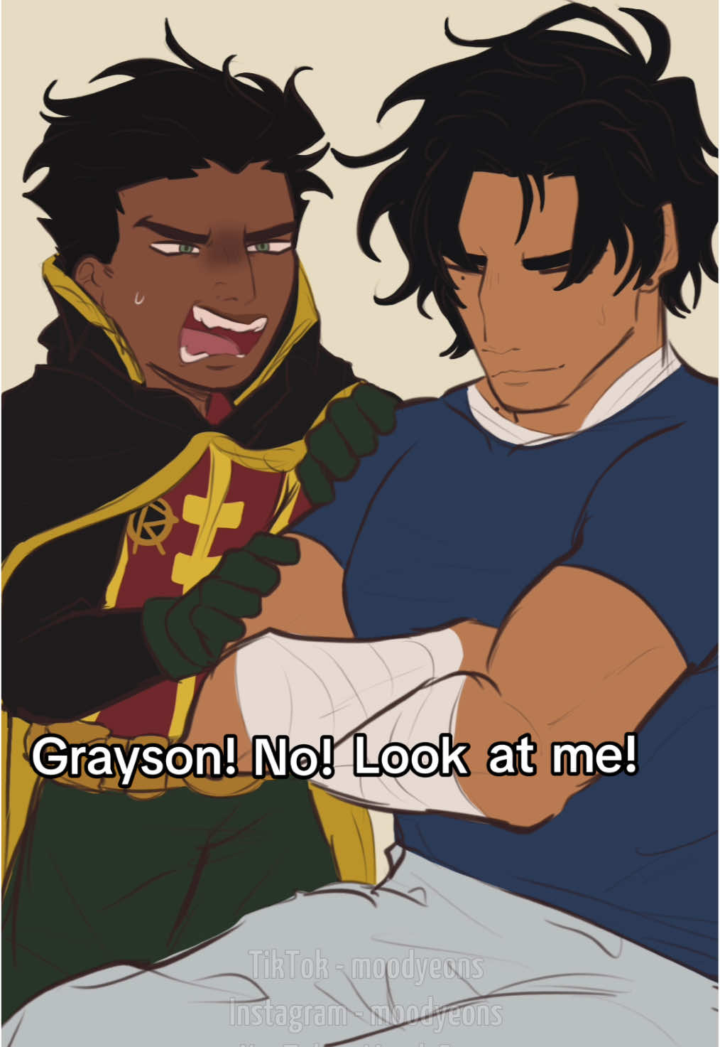 Dink is trying so hard not to laugh #dckgrayson #dinkgrayson #damianwayne #nightwing #robindc #nightwingdc #batman #batfam #dc #dccomics #dcfanart #dcfandome #fanart #digitalartist #animation #fypシ゚ #fyp #dcuniverse #batbrothers #damianwaynerobin #damianwaynealghul 