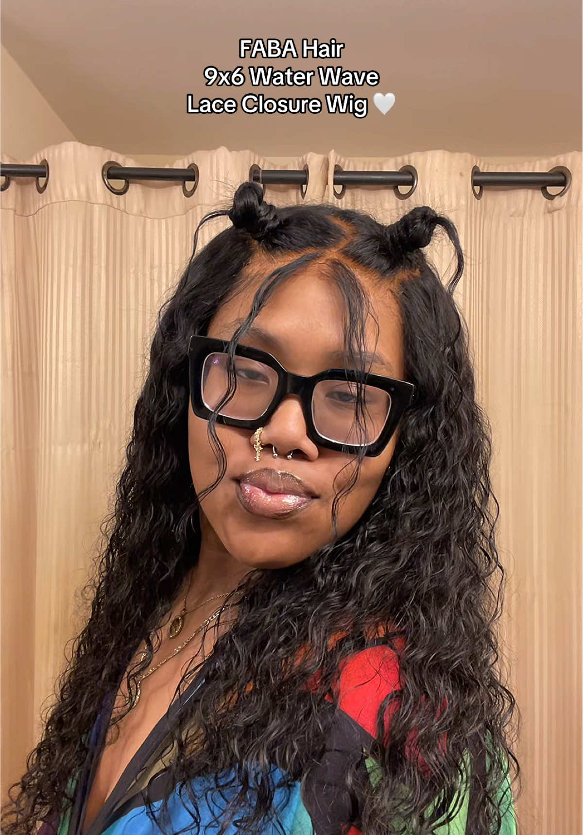Had a little fun with this one 😝💕 @FABA wig @FABA WIG1 @FABA HAIR @FABAHAIRUS #fabahair #waterwavewig #curlyhairstyles #gluelesswig #gluelesswigs #wiginstall #blackgirlhairstyles #tiktokshopspringsale #tiktokshoprestock #imsoul  