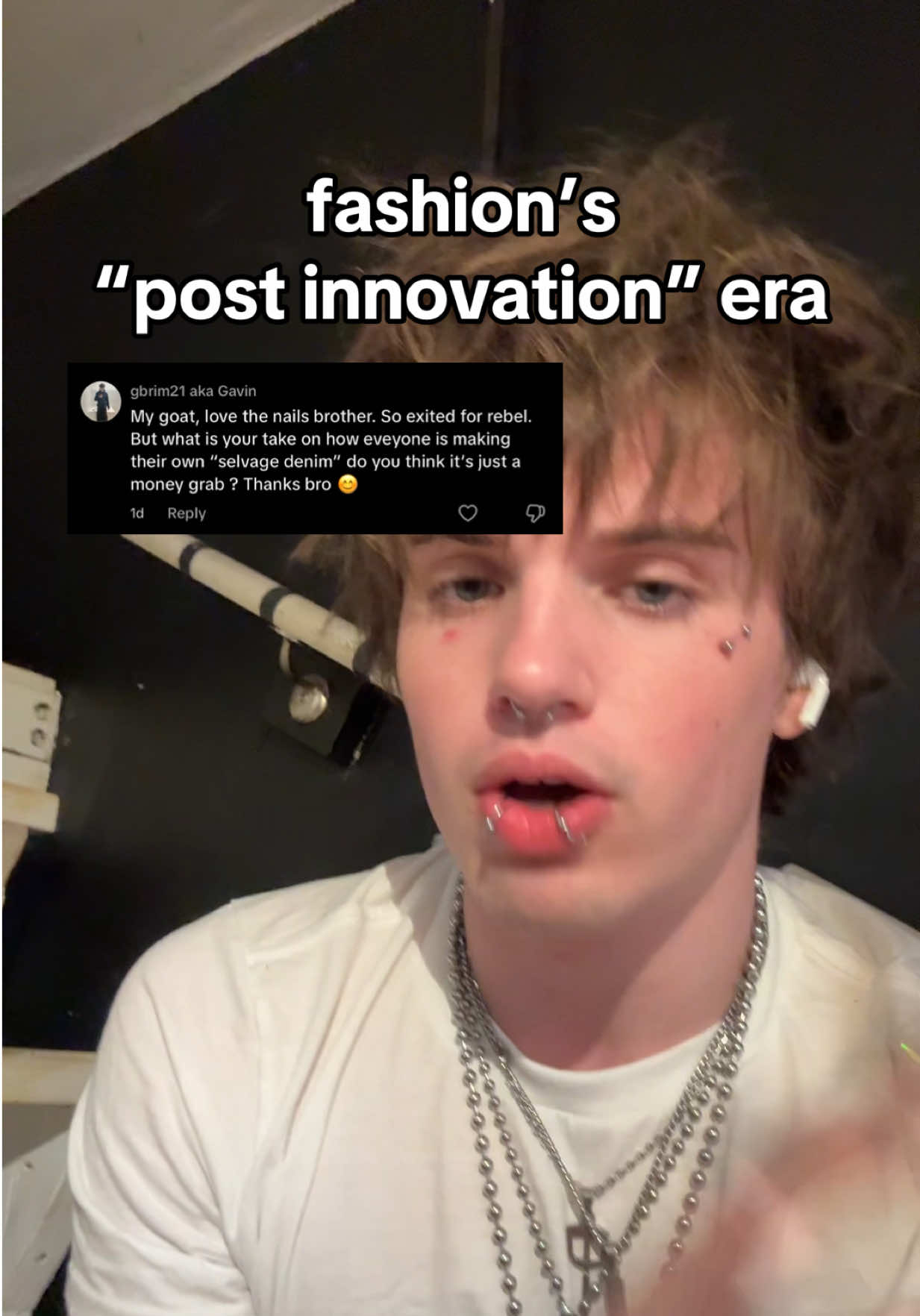 the “post innovation” online fashion era. what do you think? #fashiontiktok #brand #denim 