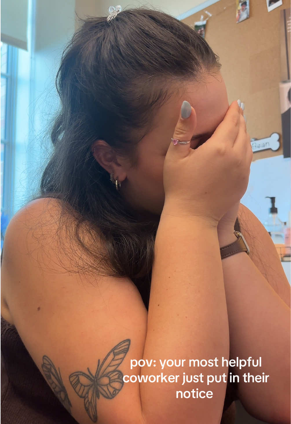 and she has the audacity to leave me right before busy season 😔😔 she didn’t even ask me if it’s okay                 #fyp #worklife #workhumor #work #viral 