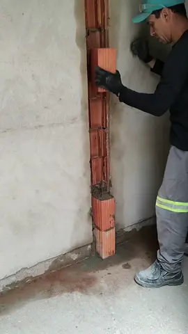 Como fazer boneca estrutural #pedreiro #obra #construção 