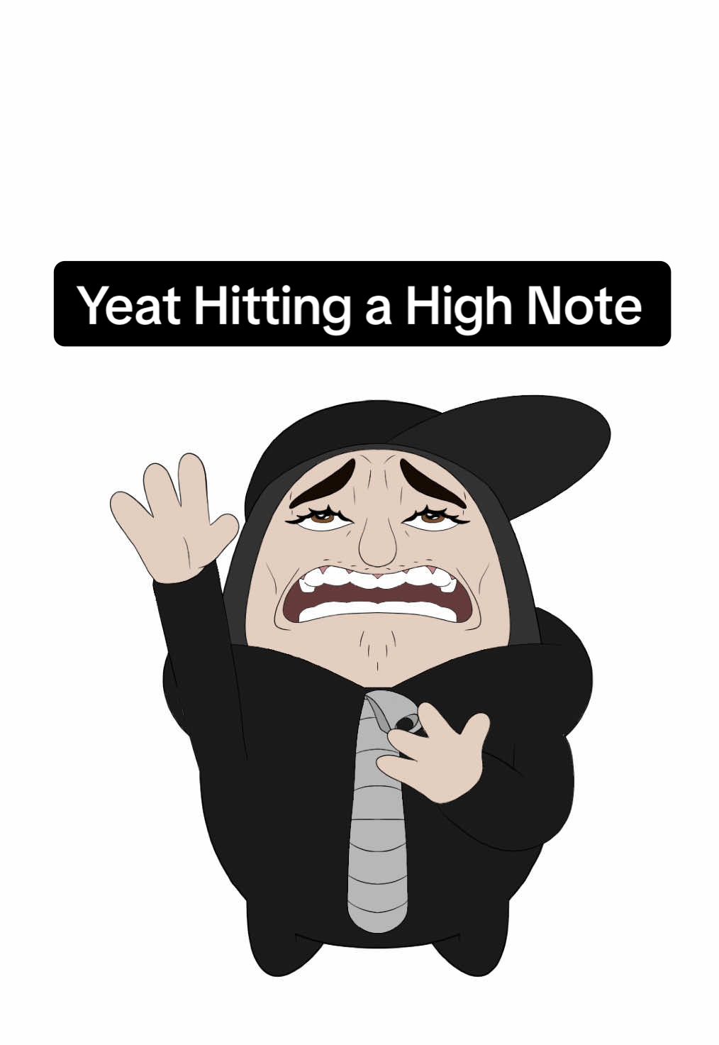 I did not expect him to hit that ngl #yeat #hiphop #animation 