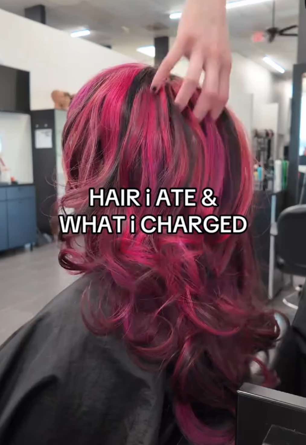 hair is my art and i’m just charging what it’s worth ꒰ྀིᵔ ᵕ ᵔ ꒱ྀི if you did not watch the entire video then it will be very obvious, because i am literally in cosmetology school and don’t even control my pricing. our prices are actually very affordable haha!! #hairtoks #hairtok #althair #althairstylist  #vividhair #coolhair #pinkhairdontcare #hairinspo #hairtransformation #cosmetologyschool 