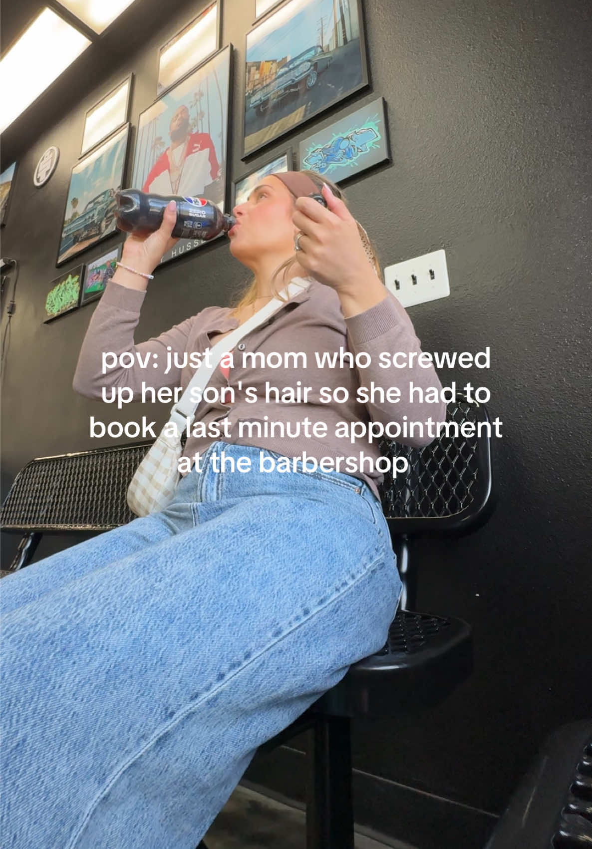 as a mom of 4 boys and wife I promise I will never try to cut or dye hair at home ever again 😅😆🤷‍♀️ @Pepsi  #boymom #boymomlife #momof4boys #momof4 #momlife #barbershop #teenmom #momofteens #momofboys #fyp