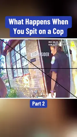 What Happens When You Spit on a Cop	Part 2 #cops #copsoftiktok #police #policeofficer #bodycam #crime #truecrime #truestory #foryou #fyp