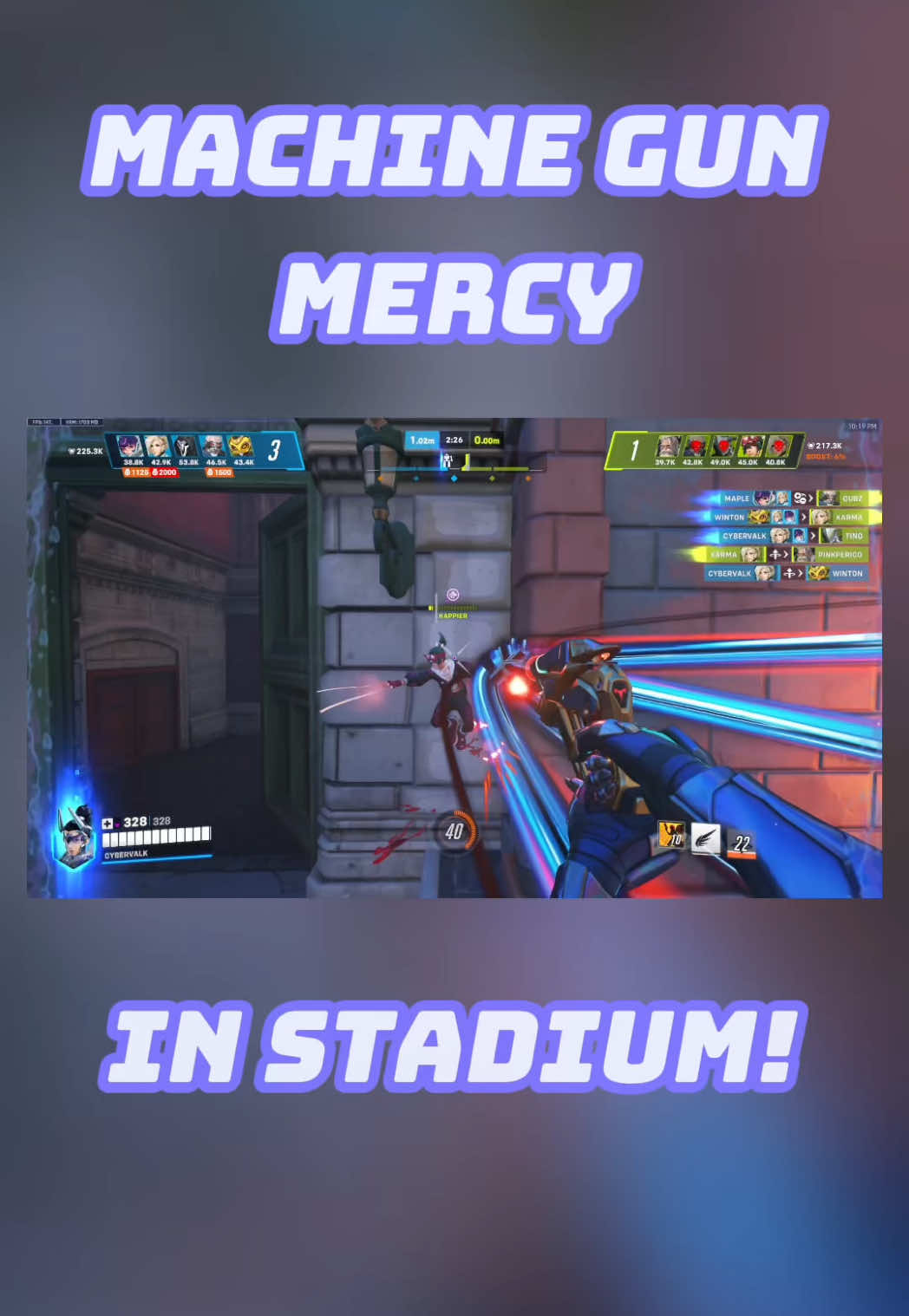 mercy in stadium is SO STRONG 🩵🪽 what’s your favorite mercy build? #fyp #overwatch #overwatch2 #mercyoverwatch #overwatchmercy #GamerGirl #mercymain #mercyrez #mercysuperjumprez #superjumprez #mercysettings #mercycode #pcmercy #consolemercy #mercyow #owmercy #mercymovement #mercystadium #stadiummercy #overwatchstadium #mercybuild 