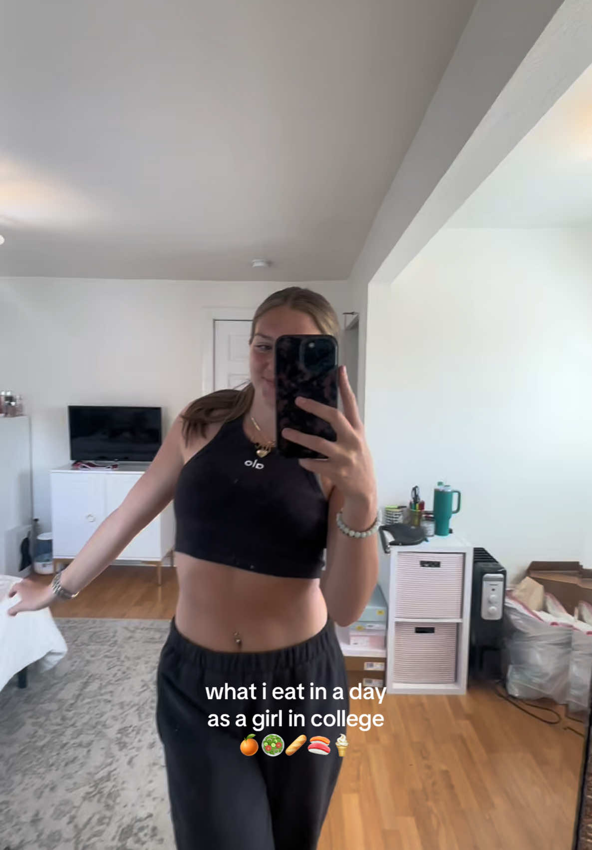 yummm 🍊🥗🥖🍣🍦 #whatieatinaday #whatieat #realisticwhatieatinaday #wieiad #wieiadrealistic #whatiatetoday #collegefood #collegemeals #college #Lifestyle 