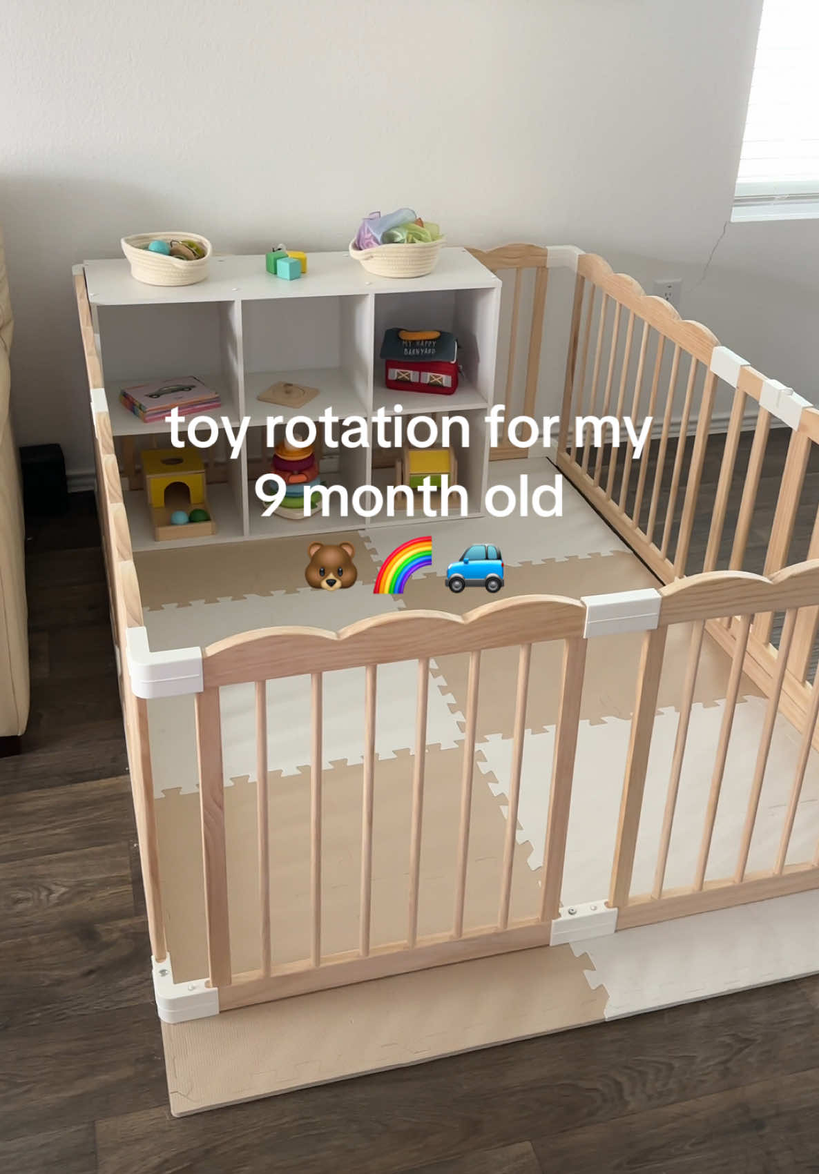 weekly toy rotation!  @Lovevery@Sarahssilks  #toyrotation #babytoys #lovevery#montessori#montessoritoys #montessoribaby #creatorsearchinsights 