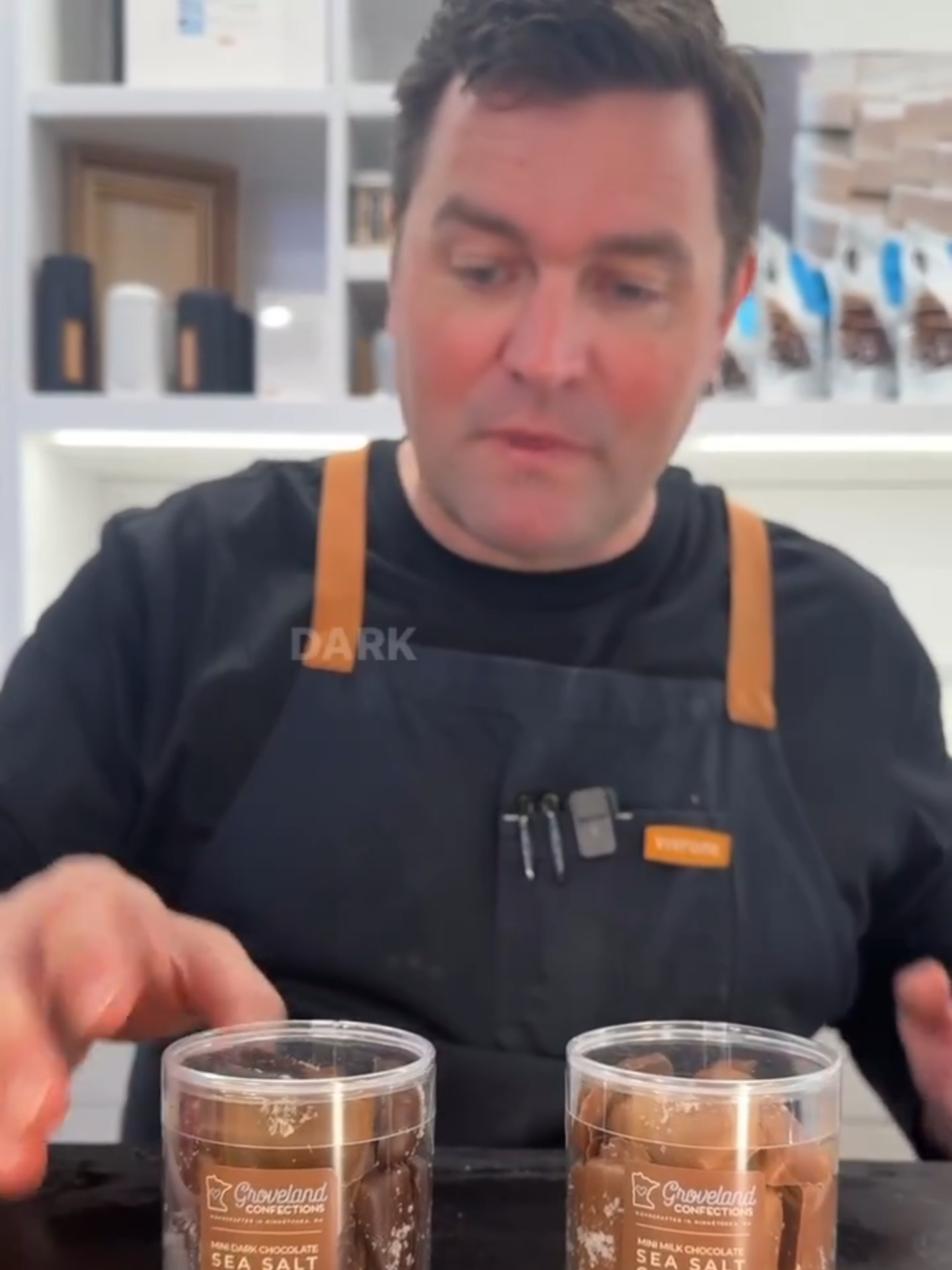 Grab some @groveland.confections while you get your tools serviced! LINK IN BIO! #Cooking #Caramel #Chocolate #50thandFrance #FindItAt50th #ShopLocal #SupportSmall #MinnesotaMade #KitchenTools #SweetTreats