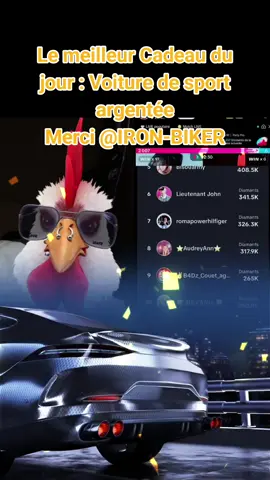 IRON-BIKER, merci pour ce merveilleux Cadeau envoyé dans mon LIVE ! Je vais garder ce moment en mémoire pour toujours. @IRON-BIKER #LIVEhighlights #TikTokLIVE #LIVE #livegift #silversportscar 