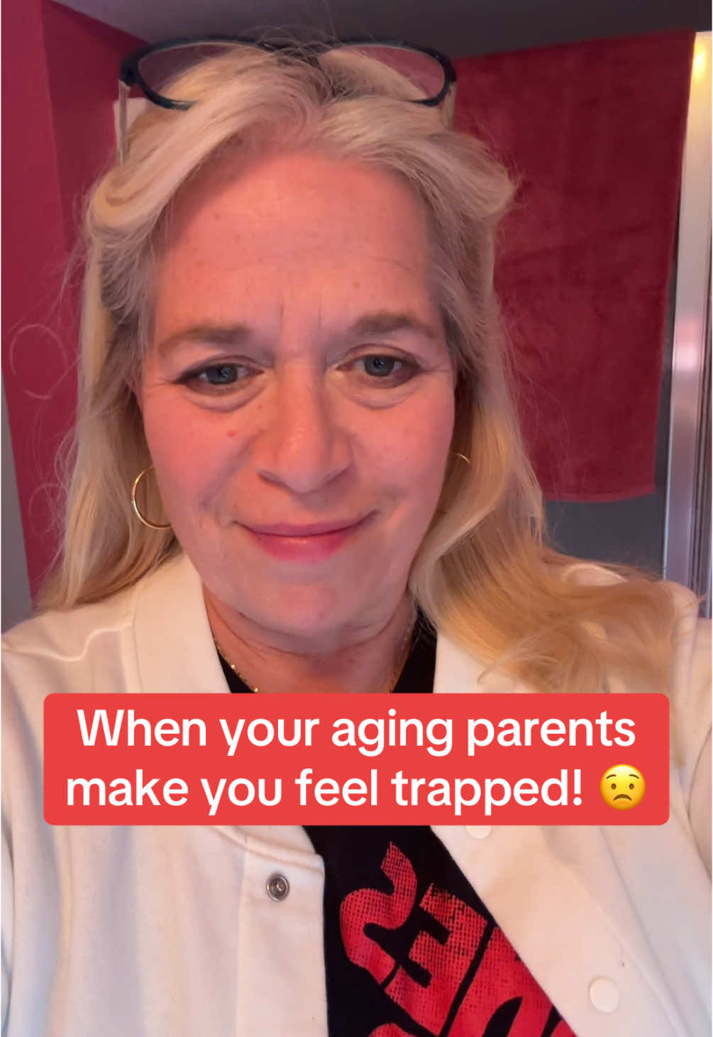 It’s not good to feel trapped anywhere but you’re not trapped when you are taking care of loved one’s ❤️😞 #genx #agingparents #caregiver  #parentsdying #stress #trapped  