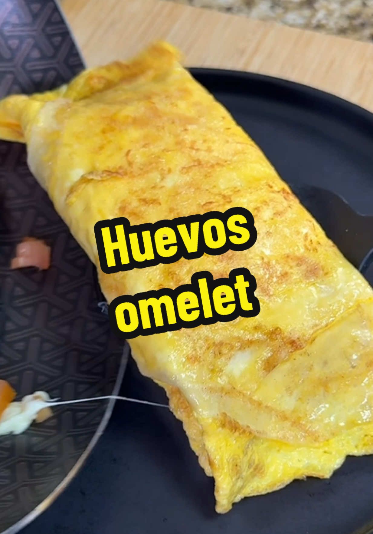 Huevos omelet para principiantes  #recetafacil #recestas #recetas2025  #amigos#cocinabasica