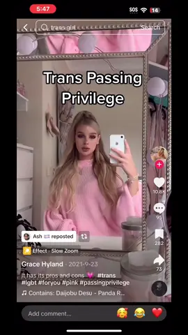 Passing as #Trans #transgender #tgirl #femqueen 