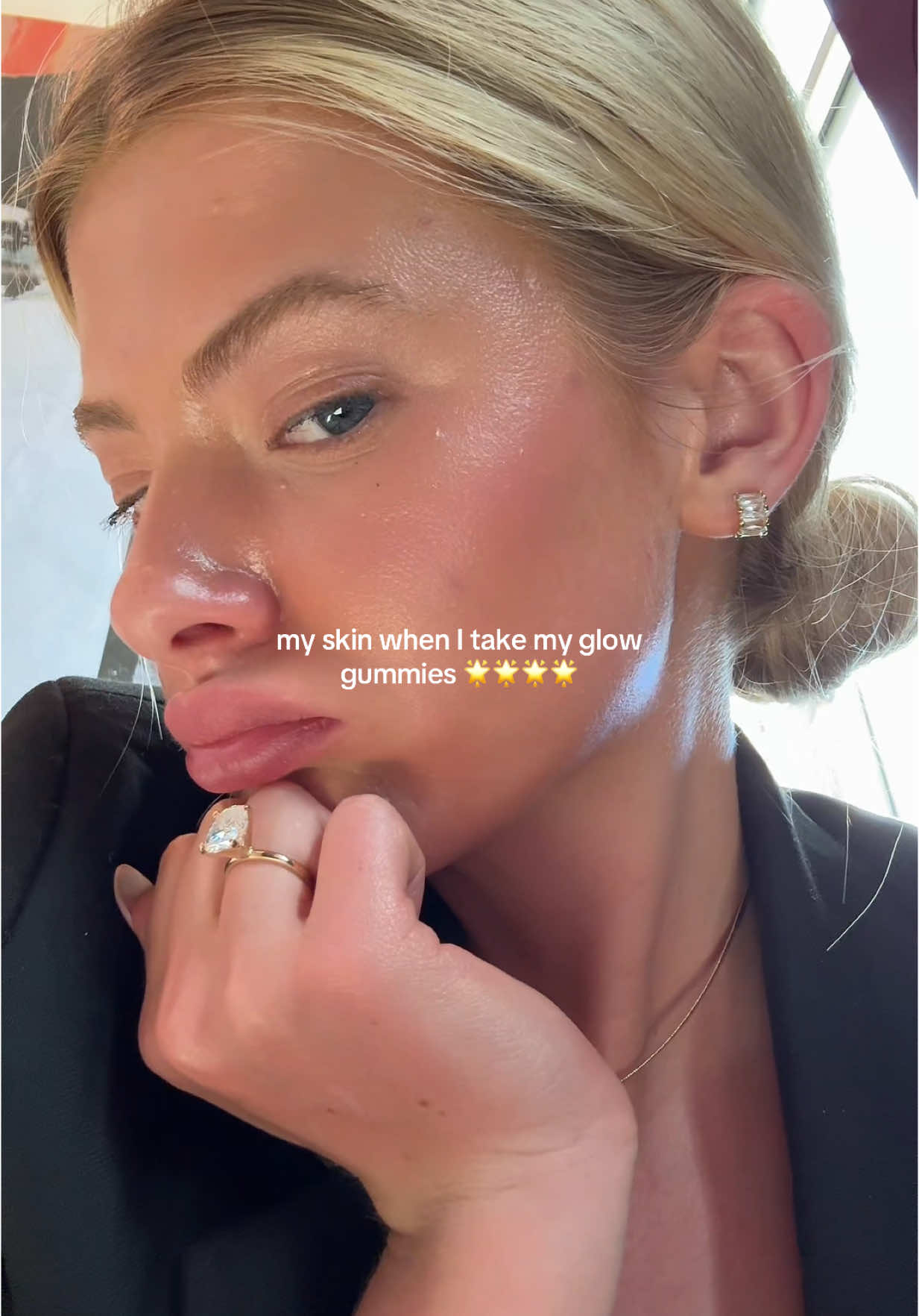 it actually works I will say #glowgummies #seamoss #glowing 