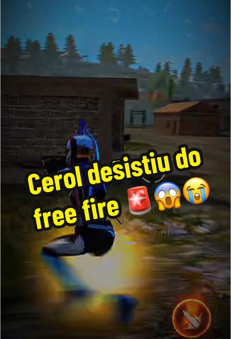 CEROL DESISTIU DO FREE FIRE 🚨 😭😱 #freefire #foryouu #foryoupagе #cerol #garenafreefire 