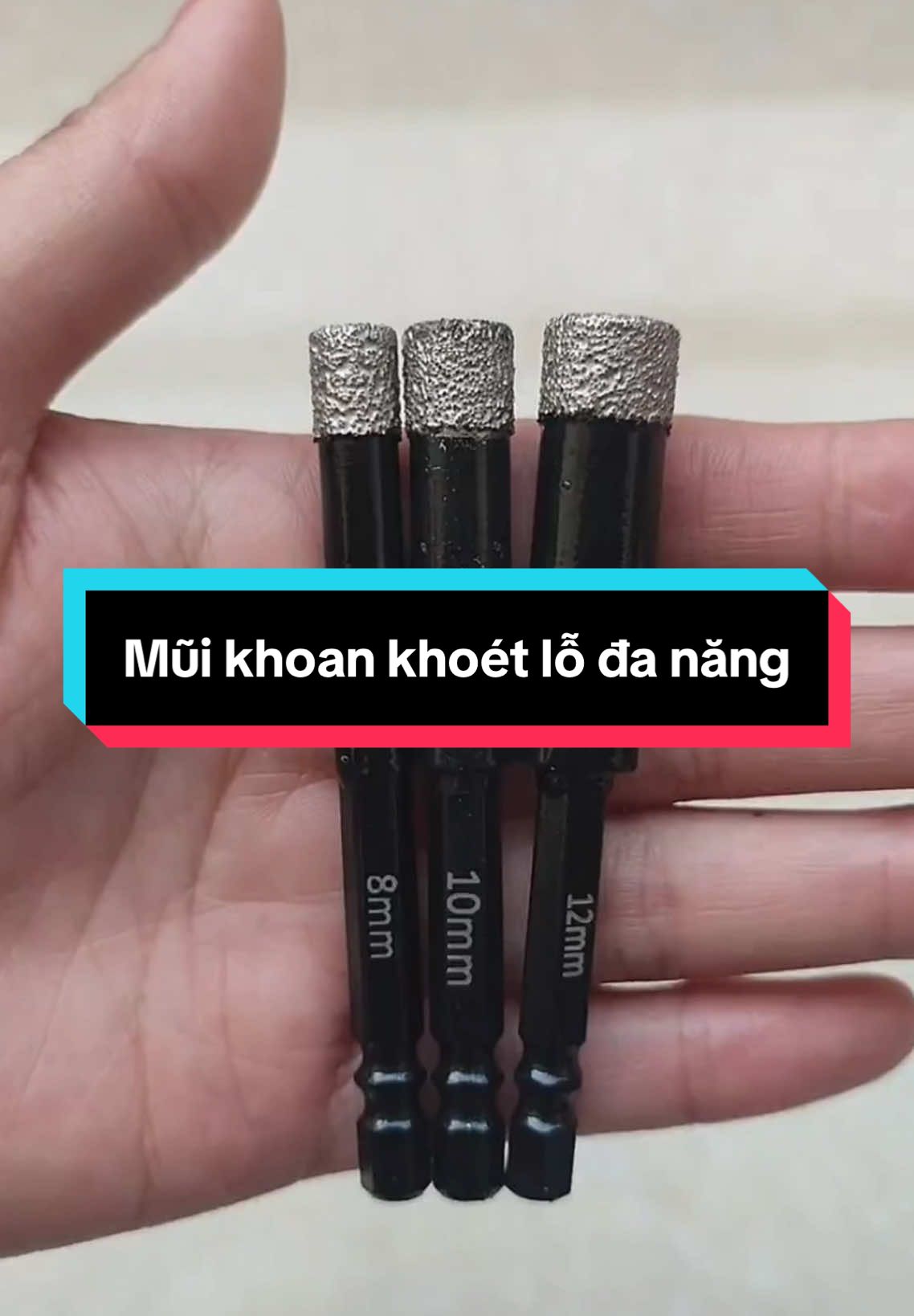 Mũi khoan lỗ , khoan khô , khoan các bề mặt kính , gốm sứ thuỷ tinh , bê tông ... #muikhoandanang #muikhoan #tiktok2025 #viralvideo #xuhuong #viral 