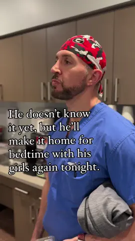 The best feeling 💙  #girldad #familytime #workingdad #healthcare #OR #neurosurgery #medstudent #premed #husband #tiktokdoctor #surgeon #doctor #doctoroftiktok 