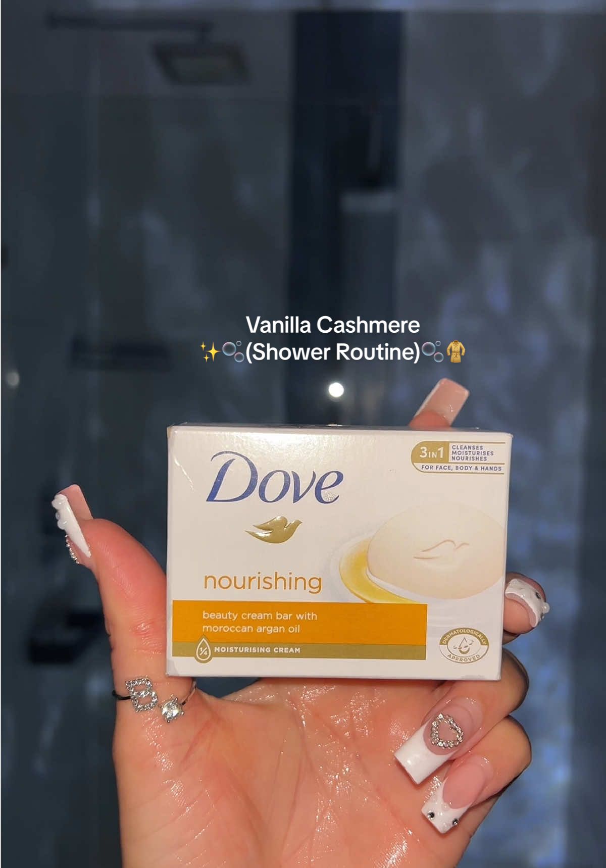✨(Vanilla-Cashmere Showertok)🫧🧥#dovearganoil #dovesilk #treehutvanilla #vsvanillacashmere #showerroutines2025 