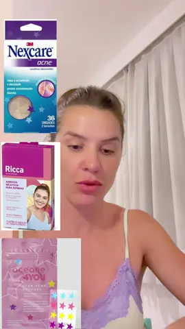 Nada de espremer espinhas! (Adesivos Secativos para Espinhas com Ácido Salicílico - Star Acne Patches 4you) #acneskin #fouryou #patches #viral #foryoupage 