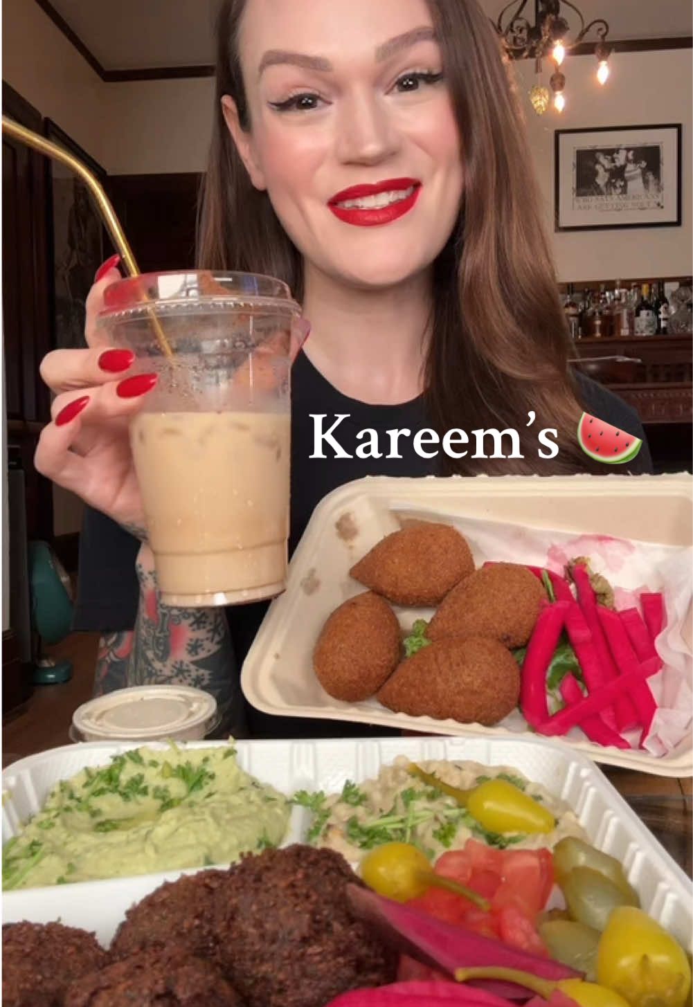 Kareem’s 🍉 in Anaheim! #kareems #falafel #ocfood #🍉 #🍉🍉🍉 #kibbeh #hummus 
