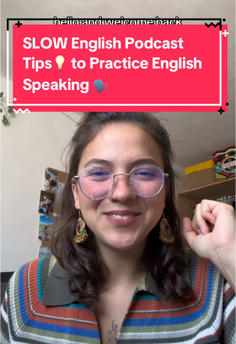 Welcome back to my SLOW ENGLISH podcast 🎧  Tips 💡 for practicing ENGLISH pronunciation 🗣️  @boldvoiceapp  #slowenglishpodcast #englishteacher #englishlistening #maestramiel