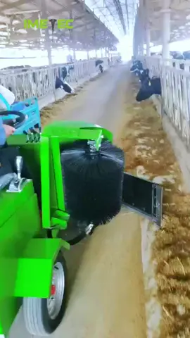 Multi-functional Electric Feed Pusher, Your Ranch Assistant #Imetec #ElectricFeedPusher #SmartFeeding #LivestockAssistant #RanchEquipment #FeedManagement #Multi-functionalMachine #CattleFeeding #HydraulicDrive #LaborSaving