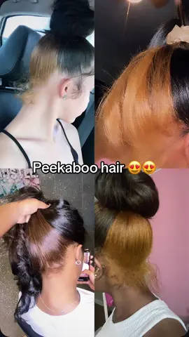 #hair #hairdye #peekaboo #fyp #viral #xzybca #honeyblonde #honeybrown 