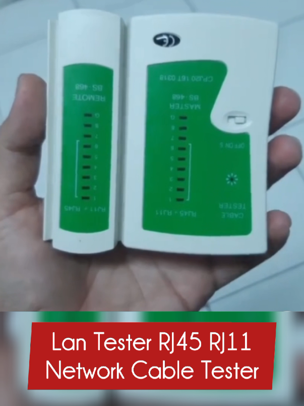 Lan Tester RJ45 RJ11 Network Cable Tester #rj45 #tester #kabellan #lan 