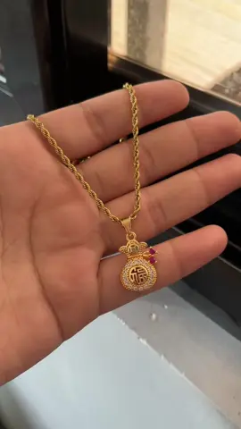 Money Bag Necklace #stainlesssteel #yantinju #fyp 