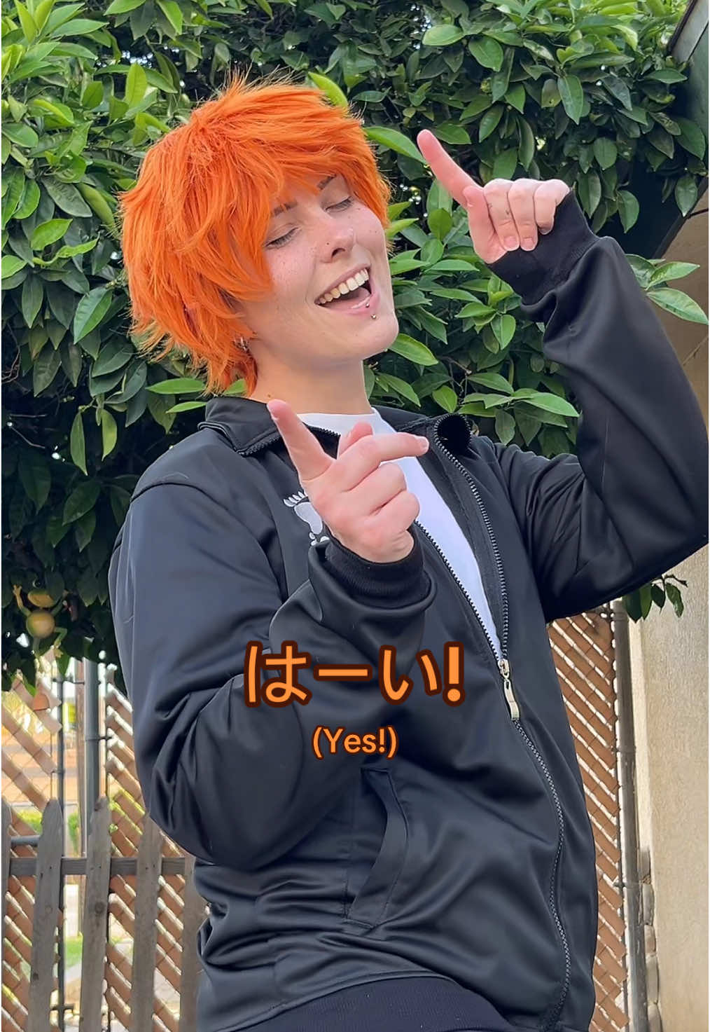 POV: Yachi made him do this 😅🧡  #haikyuu #hinatashoyo #shoyohinata #haikyuucosplay 