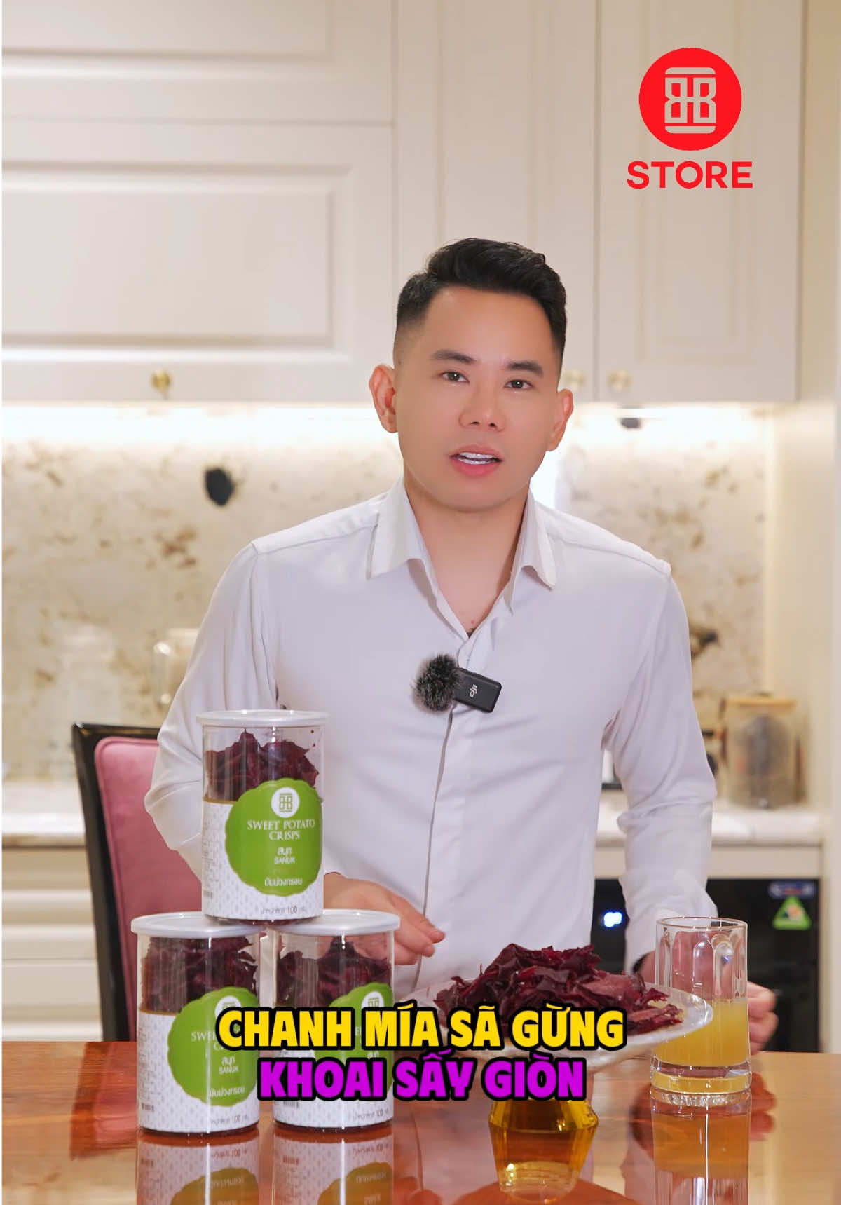 Chanh mía sả gừng và khoai sấy giòn 🥰 #lebaobinh #lebaobinhstore #khoaisaygion 