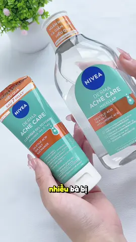 🫧 Bộ đôi nước tẩy trang và sữa rửa mặt giúp hỗ trợ làm sạch sâu #NIVEA #NIVEAclub #NIVEADermaAcneCare #goccuachanreview #unboxing #review #xuhuong 