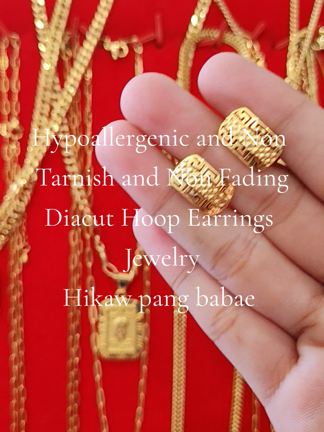 100 pesos only #diacutearrings #earrings #diacut #hoopearrings #hypoallergenic #nonfading #nontarnish #fyp #viral #hikawpangbabae #hikaw Disclaimer : Price may vary until promotion ends 