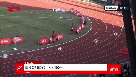 COCA-COLA GAMES fijivillage Re:Live | Day 2 Jnr Boys 4x100M Final