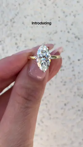 Meet: The Moval. If a marquise and an oval had a love child, she’d be it.  During sourcing, we were intentional about everything — from the silhouette to the lobe shape to the exact ratio. Perfection looks a lot like this.  #moval #movaldiamond #yellowgoldring #yellowgoldjewelry #oval #ovaldiamond #ovalengagementring #engagementring #diamond #proposal #scottsdale 
