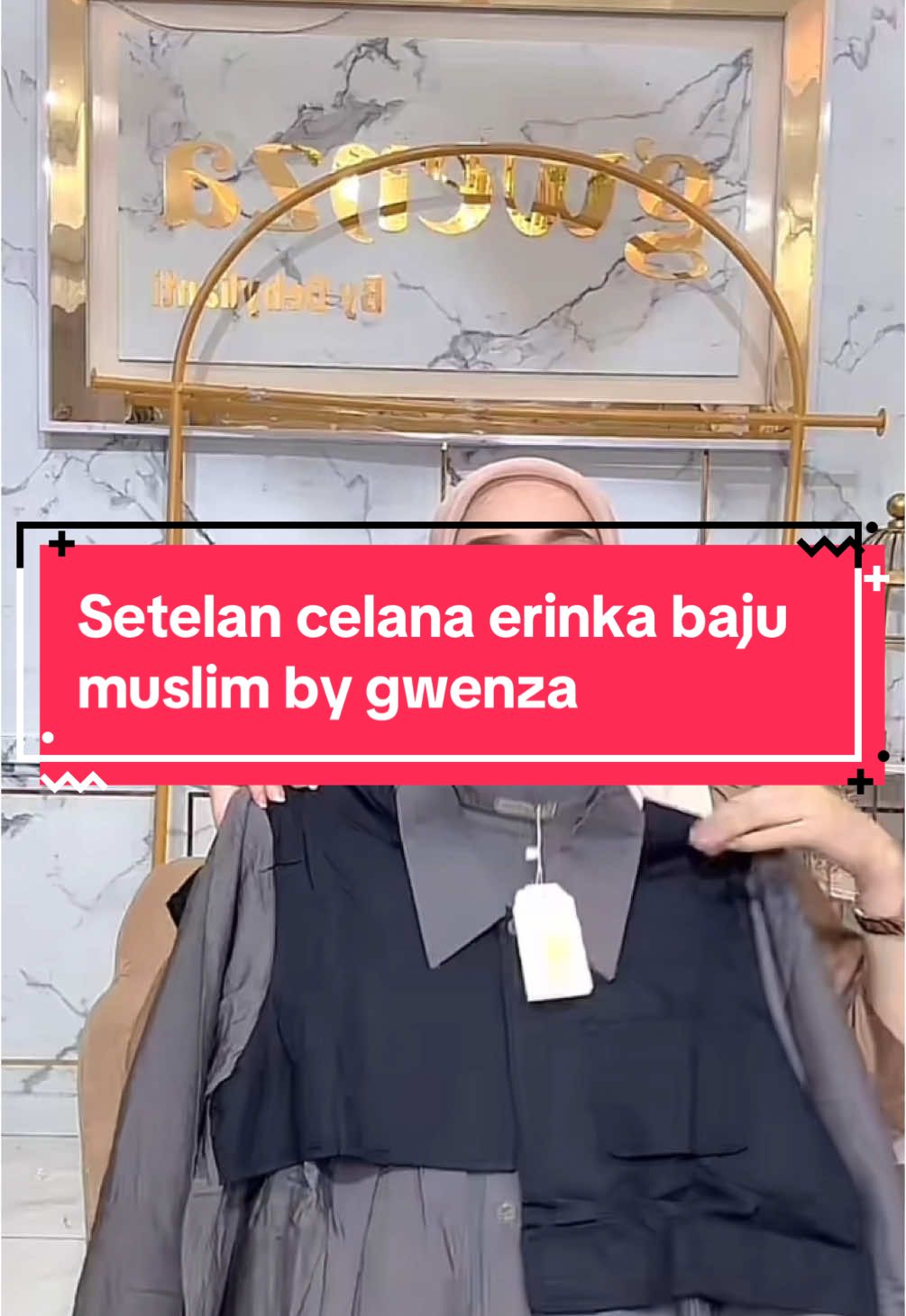 Setelan celana erinka baju muslim by gwenza #gwenza #dres #gamis #oneset #cantikbanget #fyppppppppppppppppppppppp 