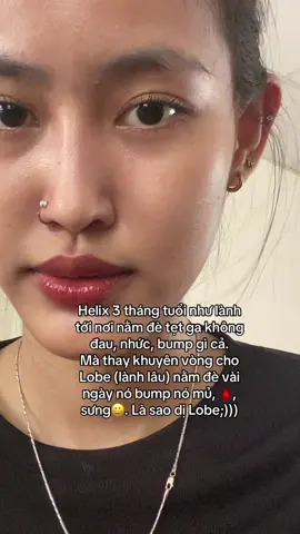 #xokhuyen #lobe#lobepiercing #helix #helixpiercing #blackbiboo