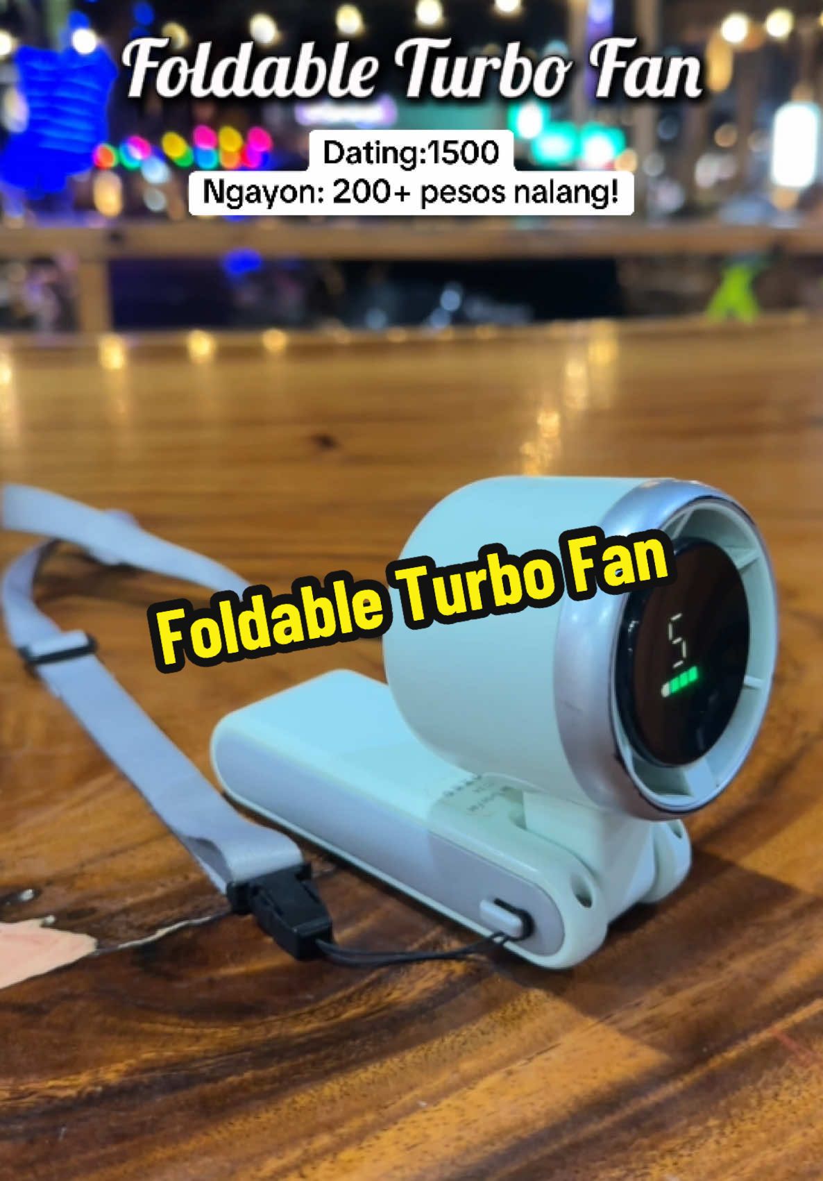 Grabe subrang ganda nga niyong foldable turbo fan kaya habang nagsale habol na! #turbofan #foldablefan #foldableturbofan #miniturbofan #portablefan #fypシ゚viral #fyp 