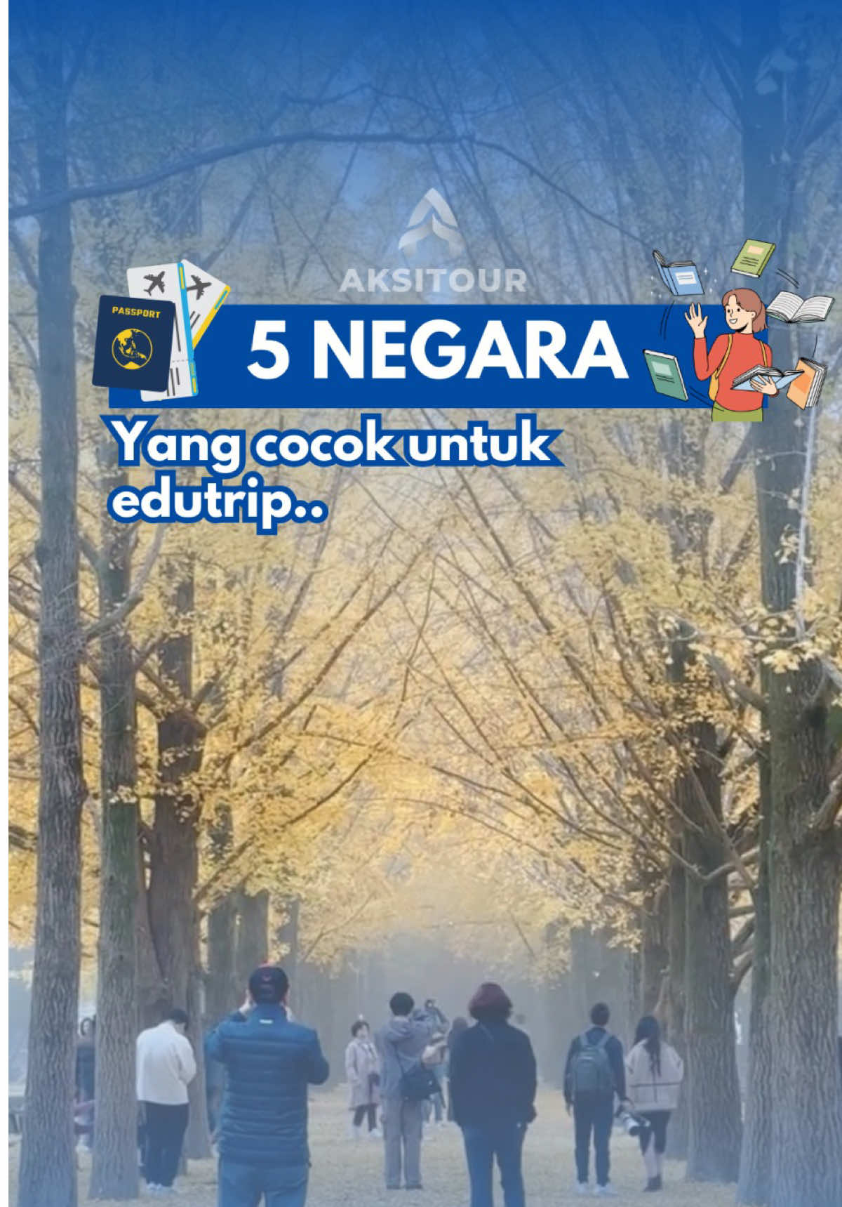 5 Negara Paling Cocok untuk Edutrip! ✈️🎓 Liburan sambil belajar? Kenapa nggak! Yuk intip rekomendasi destinasi terbaik buat edutrip bareng sekolah, kampus, atau komunitas: 🇲🇾 Malaysia Belajar budaya multikultur & Islam modern, plus kunjungan ke universitas ternama dan Petrosains! 🇸🇬 Singapura Negara kecil tapi super maju! Cocok buat eksplor teknologi, urban planning, dan sains. 🇹🇭 Thailand Kenali budaya khas, sejarah kerajaan, dan industri pariwisata kelas dunia! 🇰🇷 Korea Selatan Campuran teknologi canggih & budaya pop! Seru banget buat pelajar yang suka belajar sambil eksplor. 🇨🇳 China Bahasa, sejarah, dan ekonomi global — lengkap! Edutrip ke China penuh wawasan dan pengalaman unik. Mau bikin edutrip bareng sekolah atau rombongan kamu? Aksitour siap bantu dari A sampai Z! Langsung aja chat admin sekarang! 📲✨ 👇Info selengkapnya :  🏢 Kantor AKSITOUR Ruko De’ Minimalist Jl. Pramuka Blok A No.16  RT 004 RW 003 Rawalumbu - Sepanjang Jaya Kota Bekasi 17114 📞 Whatsapp AKSITOUR 0812-7777-7830 #EdutripAksitour #LiburanSambilBelajar #EduTravel #aksitourtravel #tripsekolah #tourtravel #travelbekasi #traveljabodetabek #travelmurah #3negara #tripkorea #triphainan #tripchina #tripturki #tripdubai  #SchoolTrip #TripPelajar #WisataEdukasi #ExploreAsia #Aksitour