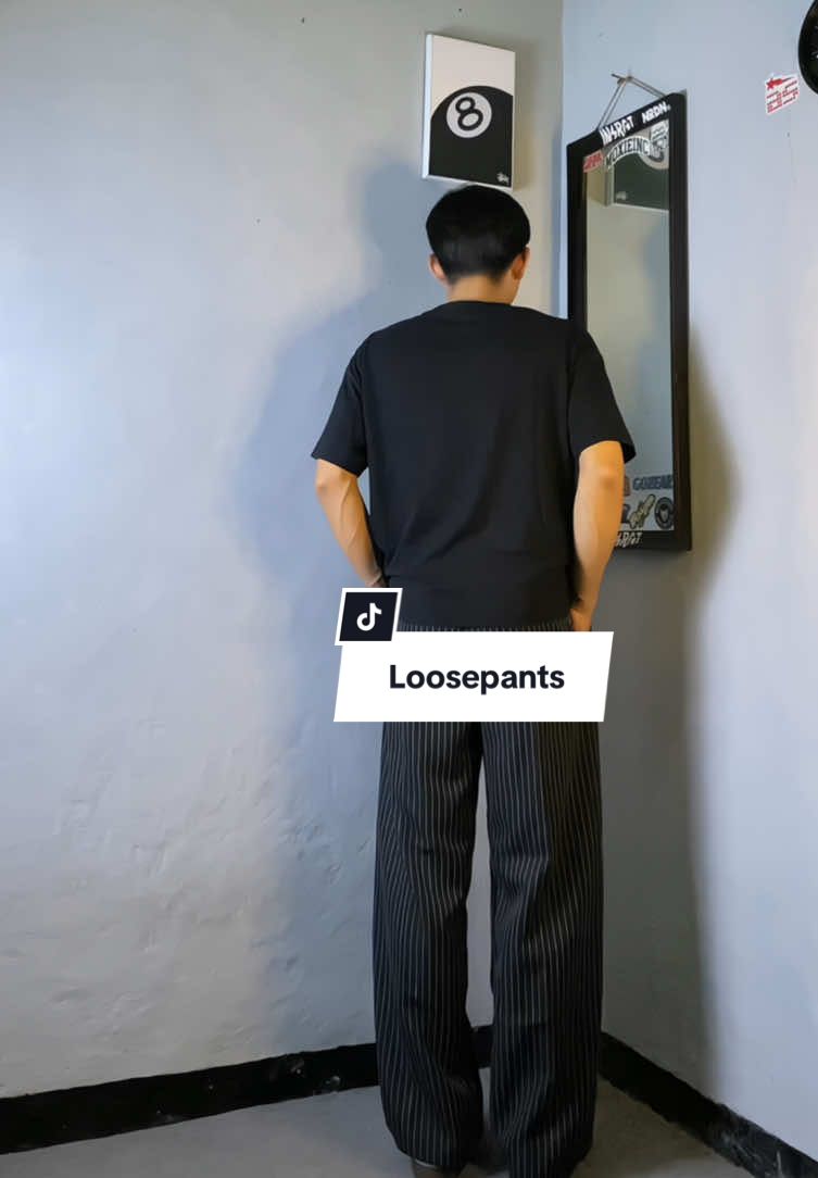 #rekomendasioutfit #outfit #fashiontiktok #loosepants #strip #celana #xybca 