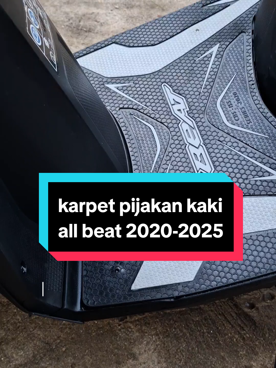 Karpet pijakan kaki beat 2020-2025 , harga promo yang mau bisa langsung pesan di keranjang kuning ya  #karpetmotor #karpetbeat2025 #pijakankakibeat #karpet 