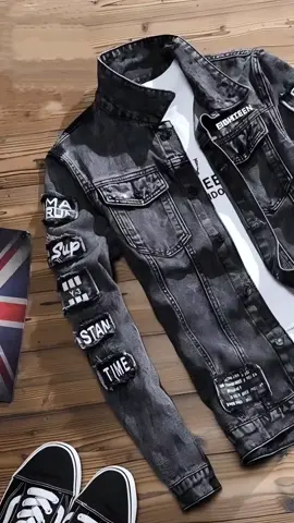 JAKET JEANS BORDIR ABU PRIA WANITA Panjang Hitam distro Santai Nyaman Casual Baju Tebal#duniaviral #tiktokindia #wibgajian #fypviral #powershop #tiktok #cuantanpabatas #anakrantau #banda #medan #tiktokshop #belilokal #gilagilajualan #fyp #jaketjeans 