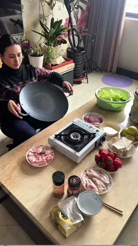 Chảo nướng bằng gang đáy dày, chiên nướng không bị dính, nướng thịt, làm bánh kếp, chiên trứng không cần dầu, tiện lợi cho các chuyến dã ngoại ngoài trời!! #giadungnhabep #tienich #chaodanuonghanquoc #creatorsearchinsights #thietthuc #jizonguyen 